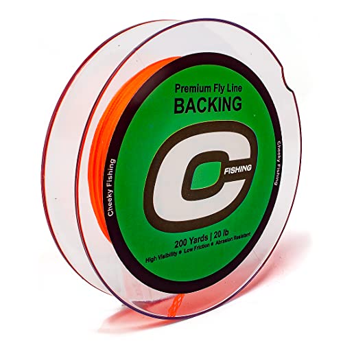 Cheeky Fishing Premium Fly Line Backing - color: Orange, style: 30lb/300 Yards