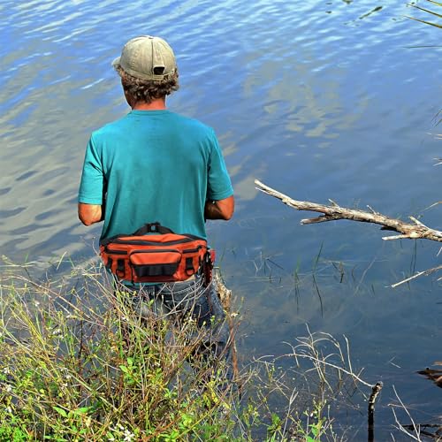 Fishing Fanny Pack for Men -Fishing Fanny Pack-Lightweight and Fishing Sling Pack - color: Green