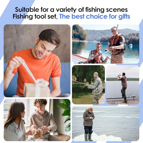 Fishing Tools Kit-Stainless Steel Fishing Pliers, Fish Lip Gripper, Multi-Functional Jaw Anti-Corrosion, Fishmen Must Have Fishing Gear - color: Blue