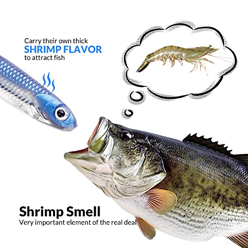 QualyQualy Soft Plastic Swimbait Paddle Tail Shad Lure Soft Bass Shad Bait Minnow Paddle Tail Swim Bait for Bass Trout Walleye Crappie - 2.75in, 3.14in, 3.94in, 5in - color: 5#, size: 3.14in - 6Pcs