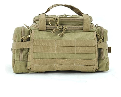 SHANGRI-LA Tactical Range Bag Outdoor Sling Backpack Hiking Fanny Waist Pack - color: Black
