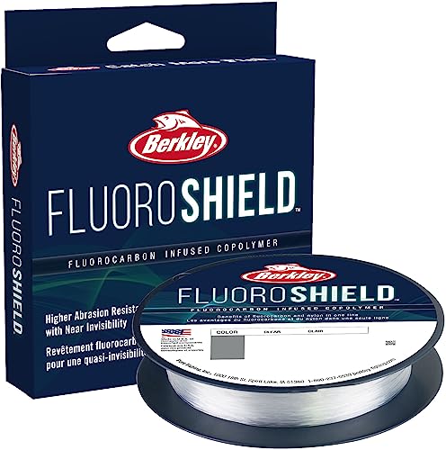 Berkley FluoroShield Fluorocarbon Fishing Line, Clear - size: 300yd, style: 10lb Test