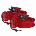 RUNCL Fishing Rod Sleeves & Reel Bags, Spinning/Casting Rod Socks & Spinning/Baitcasting Reel Covers - Protection Solution, Space Saver, Perfect Storage - Fishing Pole Sleeves & Reel Pouch (2 Pack) - color: Casting Rod Sleeves*2pcs,(Red)