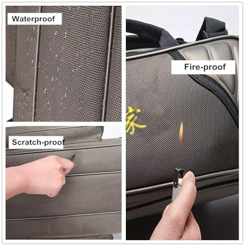 3 Layers Portable Folding Fishing Rod Carrier Reel Case Bags Fish Pole Tools Storage Bag Case Pro Gear Tackle (Thickened Type-3 layers/125cm(49.21inch)) - size: Thickened Type-3 layers/125cm(49.21inch)