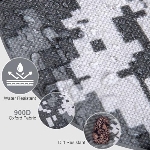 Goture Fishing Backpack, 900D Water-Resistant Tackle Backpack with Rod Holders, 58L Large Storage Gear Fishing Tackle Bag with Detachable Crossbody Bag,8 Lure Pockets,Bottle Holder for Camping Hiking - color: Digital Camo