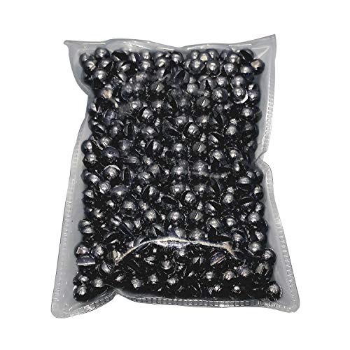 Fishing Sinkers and Weights,Removable Fishing Weights Split Shots Sinkers Carbon - Black 12 Size,Split Shot Fishing Weights - color: 1.2g/0.042oz 200pcs