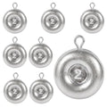 Disc Sinkers Lead Fishing Weight, Coin Sinkers for Saltwater Freshwater Fishing Weight, Surf Fishing Trolling Catfishing Weight Tackle 1oz 2oz 3oz - size: 2oz-8pcs
