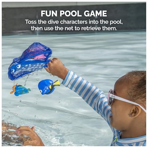 SwimWays Disney’s Finding Dory Mr. Ray’s Dive and Catch Game, Water Toy, Outdoor Toys, Pool Party Favors & Bath Toys for Kids Ages 5 & Up - color: Mr. Ray's Dive and Catch Game