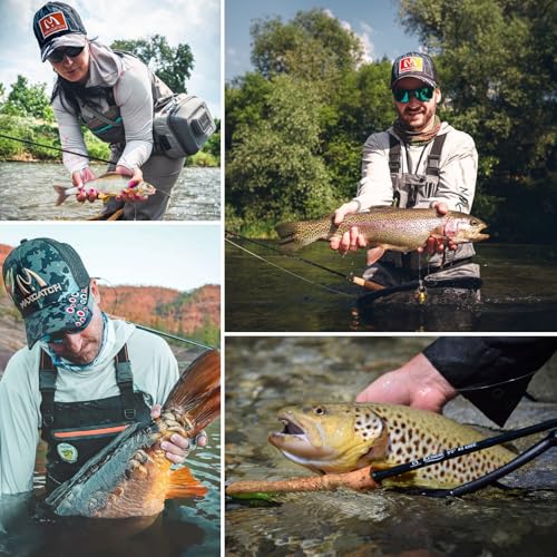 M MAXIMUMCATCH Maxcatch Extreme Fly Fishing Combo Kit 3/5/6/8 Weight, Starter Fly Rod and Reel Outfit, with a Protective Travel Case - color: 6wt 9‘0“ 4pc Rod,5/6 Reel