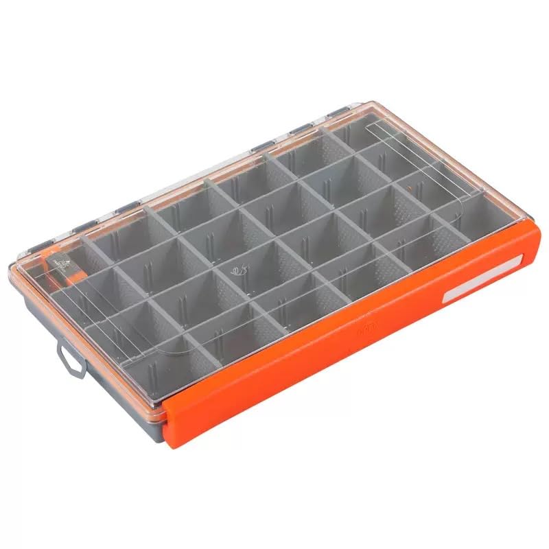 Fishing Tackle Box Tray Lure Box and Terminal Tackle Storage Waterproof Tackle Box Organizer with Removable Dividers 3600 3700 Box (3700-Large Size) - size: 3700-Large Size