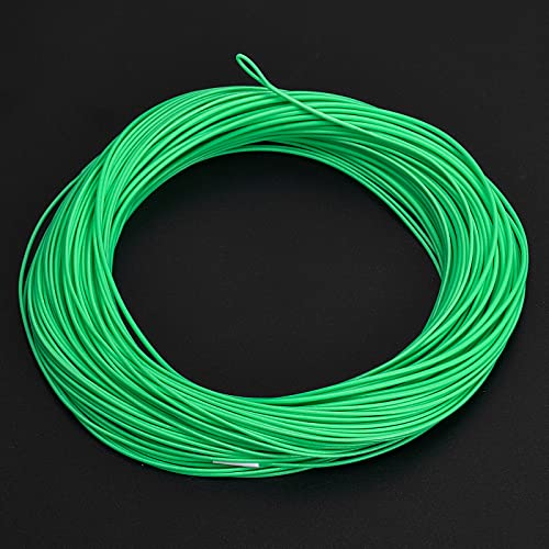 SF Fly Fishing Line Weight Forward Floating Fly Line for Fly Fishing 3wt 4wt 5wt 6wt 7wt 8wt 100FT Double Welded Loops - color: Mint Green, size: WF4F 100FT