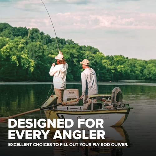 Orvis Clearwater Fly Rod Outfit - Fishing Rod and Reel Combo with Black Chrome Blank, Ceramic Guides, Durable Reel Seat, and Rod Tube - size: 9'0 6Wt 4pc