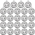 24 Pieces Fishing Disc Sinkers Weights Disc Sinker Fishing Sinkers Weights for Saltwater Catfishing Trolling Surf Tackle - size: 5 oz