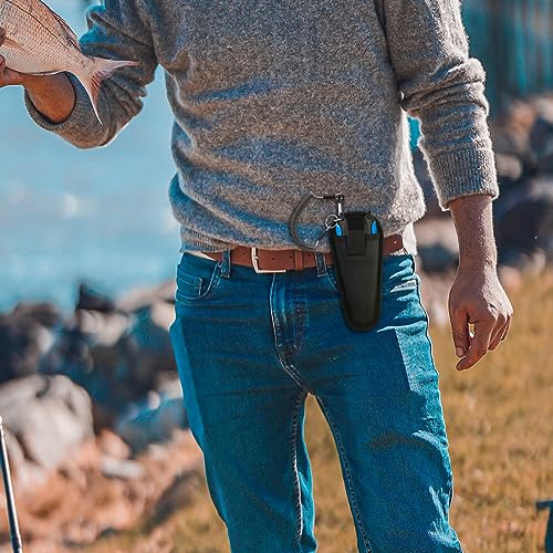 Cosmos Fishing Pliers Sheath Outdoor Fishing Tool Pliers Waist Bag Fishing Line Cutter Holder Fishing Pliers Belt Pouch with Coiled Lanyard