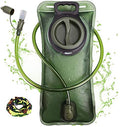 Hydration Bladder, 1.5-2-3L Water Bladder for Hiking Backpack, BPA-Free Leak Proof Water Reservoir Storage Bag, Water Pouch Hydration Pack for Camping Cycling Running - color: 2L Water Bladder - Military Green