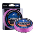 Goture Braided Fishing Line, 8-Strand and 4-Strand Ultra-Smooth UHMWPE Fiber, High Sensitivity Zero Stretch Abrasion Resistant Braid for Saltwater and Freshwater Fishing - color: F2:X 4 Solid Pink, size: 8LB(300yds)