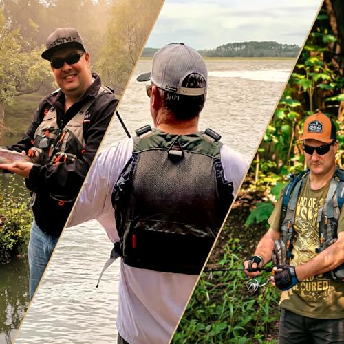 Kylebooker Fly Fishing Vest Pack Adjustable for Men and Women - color: Army Green