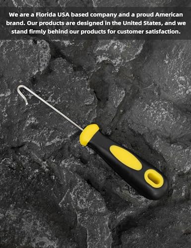 BLUEWING Dehooker Portable Stainless Steel Fishing Hook Remover Bait Tool Durable Remover, 7.69in