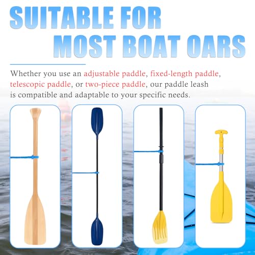 1/2/4 Pack Kayak Paddle Board Tether Leash Stretchable Strap Lanyard Rope, 3.3-7 Feet with Carabiner for SUP Kayaking Boating Canoeing Fishing Pole Rod or Other Gear - color: Blue, size: 1pc(3.3-7ft)
