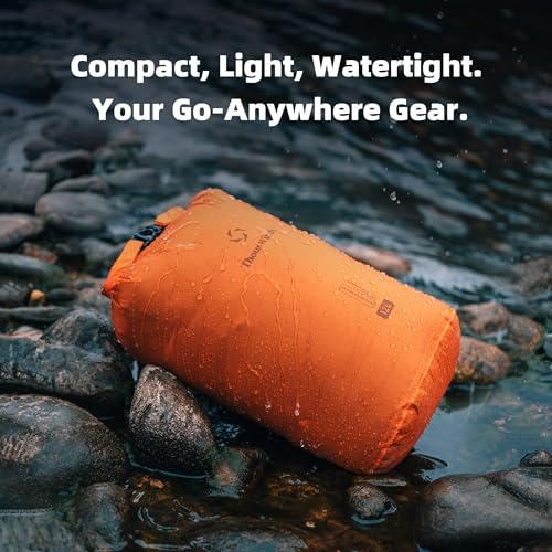 Thous Winds Waterproof Dry Bag - 36L Large Capacity Roll Top Waterproof Dry Sack Keeps Gear Dry for Kayak, Hiking, Camping Outdoors - color: Lilac, size: 36L