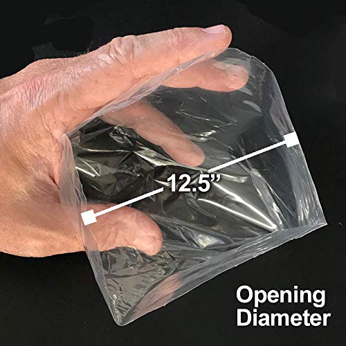 RESILIA Plastic, Leak-Proof Shipping Bags for Live Fish - 20" x 30" 2 Mil, 0.002 Inch, Double Bottom Seal, for Freshwater & Saltwater Fish, Case of 250 - size: 250 count