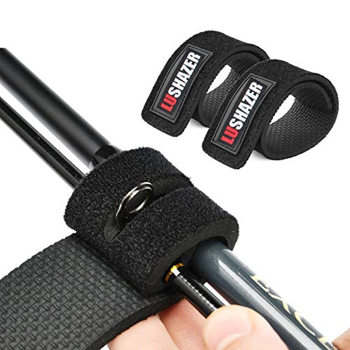 CYSKY Fishing Rods Belt Stretchy Rod Straps Fishing Tackle Ties Cable Fishing Rod Holders Fit for Casting Rods, Spinning Rods and Fly Rods (5 Color, 10 pcs)