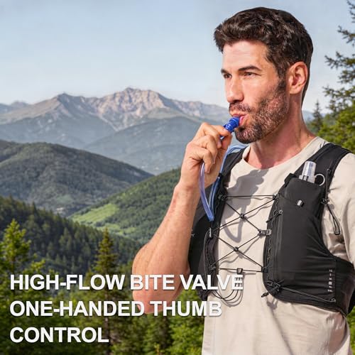 Hydration Bladder, 1.5L Water Bladder for Hiking Backpack, BPA-Free Leak Proof Water Reservoir Storage Bag, Water Pouch Hydration Pack for Hiking Cycling Running