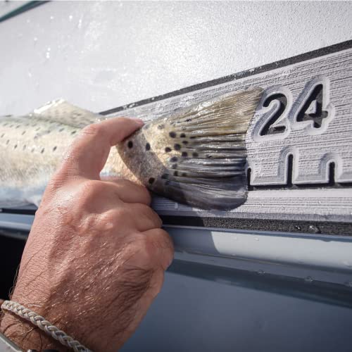 SeaDek Fish Ruler | Next Level | 36 inch Fish Measurement Tool | Perfect for Boats and Kayaks | Storm Gray Over Black - color: Storm Gray over Black
