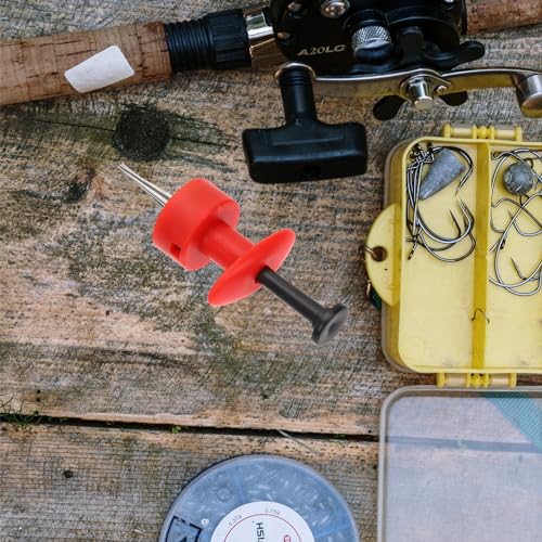 2Pcs Bait Clips Fishing Lures Baits Clip Portable Bloodworm Clips Fishing Bait Rubber Bands Fishing Tackle Accessories