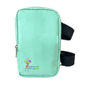 Glossy Thigh Bag | Carnival Leg Harness for Women | Outdoor Waist Pouch | J'ouvert Travel Leg Pack with Adjustable Straps | Mint Green - color: Mint Green