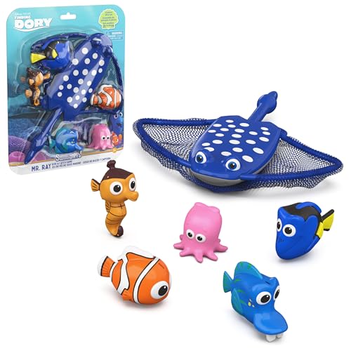 SwimWays Disney’s Finding Dory Mr. Ray’s Dive and Catch Game, Water Toy, Outdoor Toys, Pool Party Favors & Bath Toys for Kids Ages 5 & Up - color: Mr. Ray's Dive and Catch Game