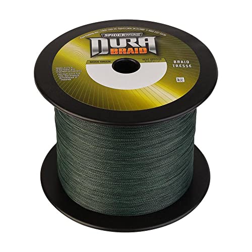 SpiderWire DuraBraid Braid Fishing Line - color: Moss Green, size: 8lb - 3000yd