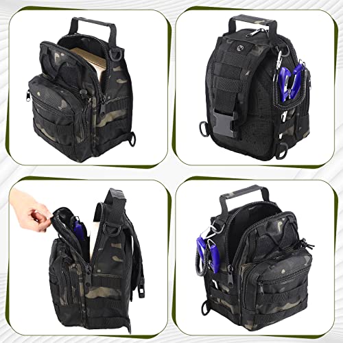 Hungdao 7 Pcs Fishing Backpack Tool Kit Fish Gear Fish Hook Pliers Remover Digital Scale Gripper Sheath Lanyards Hook Separator for Saltwater Freshwater Fishing Men Gift - style: Classic Style