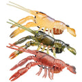 TRUSCEND Duramax Pre-Rigged Fishing Lures with BKK Jig Hooks, 10X Tear-Resistant TPE Soft Swimbaits for Bass Striper Trout Crappie Walleye Grouper, Lifelike Fishing Baits for Saltwater and Freshwater - color: B-2.5"-0.45oz
