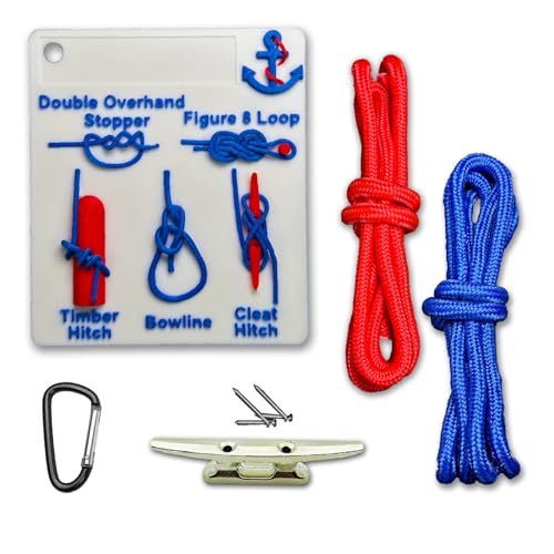 NFC Sailboat Knot 3D Card Nautical Knot Tying Kit for Boaters and Sailors，Sailing Knots Practice kit，Knot Tying Practice kit，Rope Tying kit，Write Your Name.