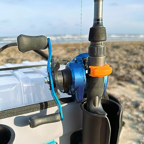 Line Cutterz Rust-Free Patented Ceramic Blade Ring Quick Fishing Line Cutter - color: ‎Blaze Orange, size: Adjustable, style: 2-pack