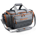 Fishing Tackle Box Bag - Fishing Bags for Saltwater or Freshwater (#Grey) Fishing Tackle Bags - Padded Shoulder Strap - Tackle Bag for 3600 3700 Tackle Box - color: Grey-Large (20"L*11.8"W*9.8"H)