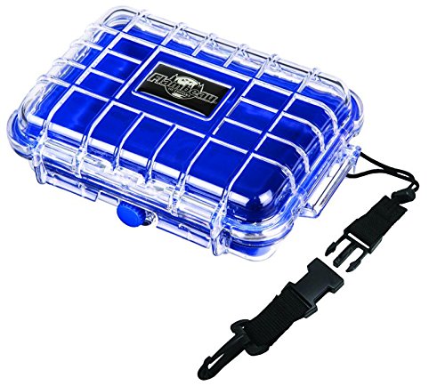 Flambeau Outdoors 302HD HD Tuff Box 300 with Zerust Anti-Corrosion Liner, Dry Box Storage, Small, Blue/Clear - size: Small