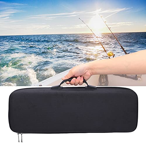 Gonetre Fishing Rod Case EVA Shockproof Hard Shell Fishing Pole Reel Gear Storage Bags Organizer