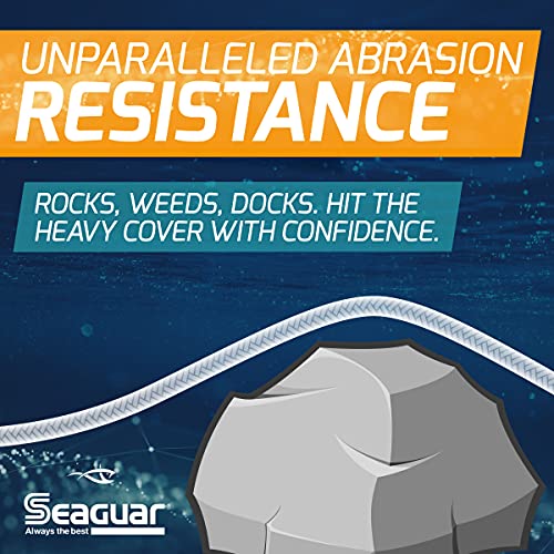 Seaguar Smackdown High Visibility Braided Fishing Line, Flash Green, Multiple Sizes - size: 30lbs/150yds