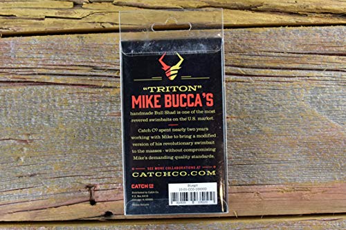 Catch Co Mike Bucca Baby Bull Shad Swimbait 3.75" 1/2 oz - color: Golden Shiner
