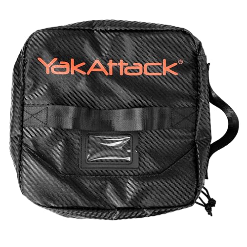 YakAttack 12” x 12” HD Bait Binder | Soft Bait Organizer & Fishing Lure Storage Case | Compact Tackle Bag for Plastics & Tools | Heavy-Duty Design for Kayak & Boat Anglers | Fishing Gear Holder - size: 12" x 12"