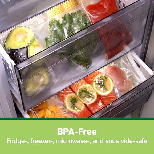 FoodSaver Quart Pre-Cut Vacuum Seal Bags, Easy Use Vacuum Storage Bags, Align to Seal and Tear to Open Vacuum Sealer Storage Bags, 19 Pack - size: Quart (19 Bags)