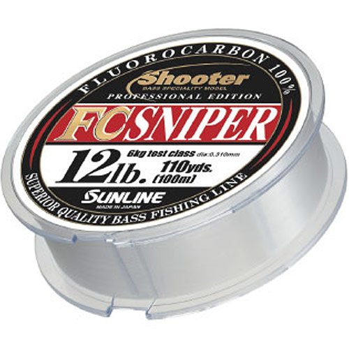 SUNLINE Fluorocarbon Line Shooter, Sniper, Natural Clear - style: 100m / 2.5lb