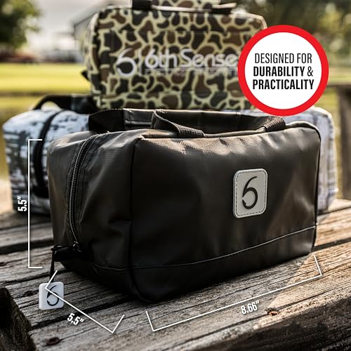 6th Sense Fishing Small Bait Bag – Durable Soft-Sided Storage for Bass Fishing, Salt Water, and Crappie Fishing (Inshore - Tropics) - color: Inshore - Tropics