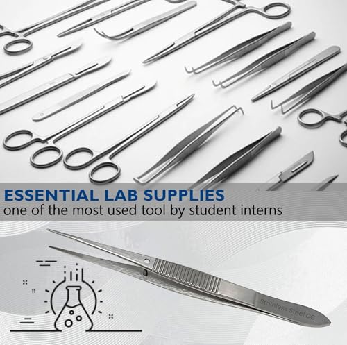 Iris Eye Dressing Forceps 4", Straight, Serrated Tips