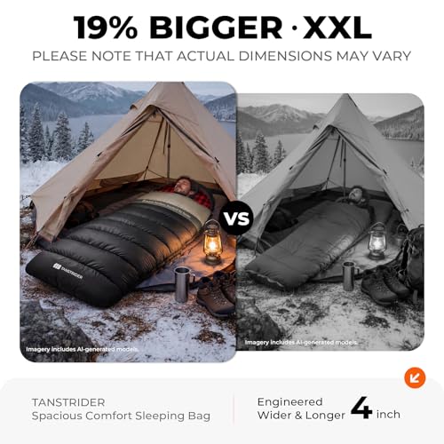 Cotton Flannel XXL Winter Sleeping Bags for Adults Big and Tall,Cold Weather 90x39 Inch Camping Sleep Bag,Waterproof Machine Washable 4 Season Outdoor Camping Gear,2-Way Zipper - color: Red, size: 7.05lb(30-40℉)