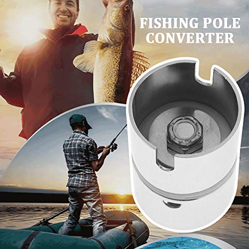 Drop-in Swivel Rod Holder Fishing Pole Converter, Fish Rod Holder Gimbal Rod Holder Marine Hardware Fishing Pole Converter Stainless Steel Swivel