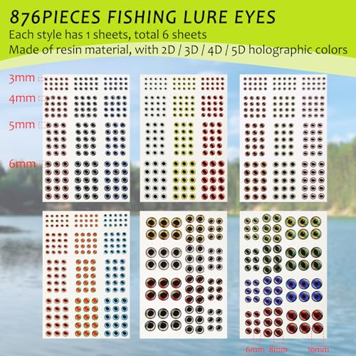 Skylety 200 Pcs Fishing Stainless Steel Split Rings, 50 Treble Hooks, Lure Tackle Connector Fishing Pliers, Fish Lanyard and 876 Lure Eyes for Tackle Fish - color: Black