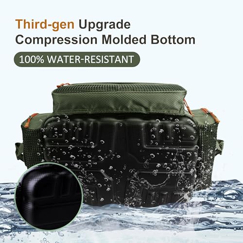 Fishing Tackle Box Bag - Fishing Bags for Saltwater or Freshwater (#Green) Fishing Tackle Bags - Padded Shoulder Strap - Tackle Bag for 3600 3700 Tackle Box - color: Green-Large (20"L*11.8"W*9.8"H)